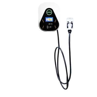220VAC Faixa de tensão de entrada Carregador portátil de 7KW montado na parede para veículos de energia