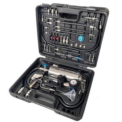 Conjunto de garrafas de limpeza de engate de aço inoxidável para kit de arma de descarga do sistema AC e outros usos