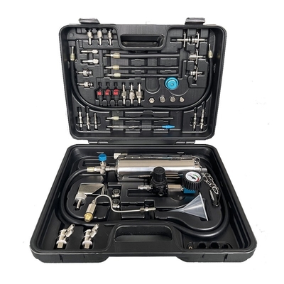 Conjunto de garrafas de limpeza de engate de aço inoxidável para kit de arma de descarga do sistema AC e outros usos