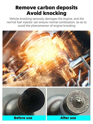 Nozzle de combustível do carro Injetor de combustível usado limpador para perda de energia Solução do problema líquido