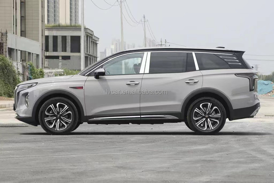 2024 HongQi HS7 SUV preto de tamanho médio a grande com direção à esquerda e sem porta-malas