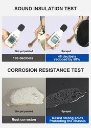 Revestimento subterrâneo de borracha para carros resistente à corrosão 1 kg 18 meses de vida útil