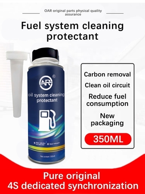 Sistema de combustível de limpeza profunda Protector de limpeza para cuidados com o carro Tente adicionar antes de adicionar óleo