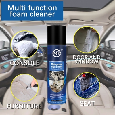 Limpador de espuma de interior multifuncional para lavagem de automóveis e descontaminação de assentos de couro