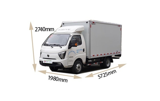 FeiDi Ditu EF3 Pure Electric Mini Truck com caixa de resistência longa e interior espaçoso