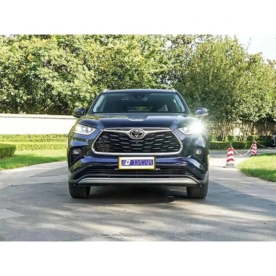 Highlander Toyota de tecido elétrico vermelho padrão turbo escuro multifunção SUV híbrido