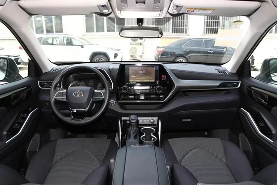 Highlander Toyota de tecido elétrico vermelho padrão turbo escuro multifunção SUV híbrido