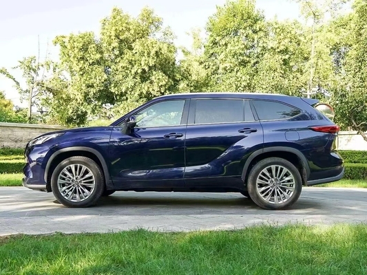 Highlander Toyota de tecido elétrico vermelho padrão turbo escuro multifunção SUV híbrido