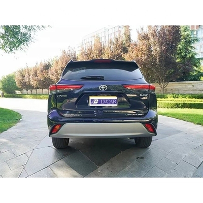 Highlander Toyota de tecido elétrico vermelho padrão turbo escuro multifunção SUV híbrido
