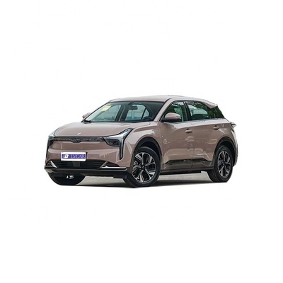 O mais recente SUV elétrico da Neta U-II 500 para casa, com 500 km de gama elétrica pura em marrom.