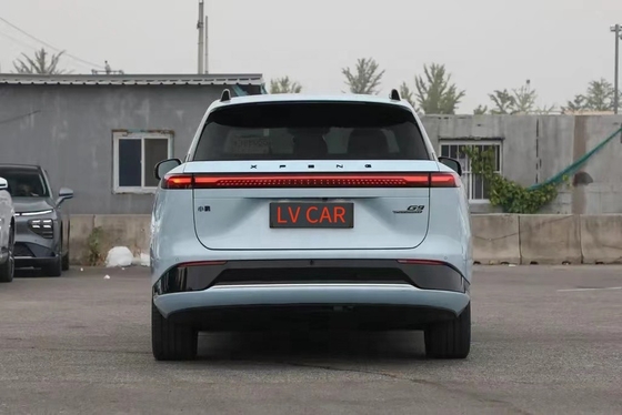 570km Range Xpeng G9 SUV 4x4 Carro elétrico com 650km distância entre eixos e luz diurna LED