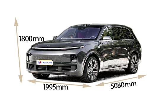Silver Li Xiang L8 MAX Carro Elétrico EV Multifunção Volante teto solar panorâmico