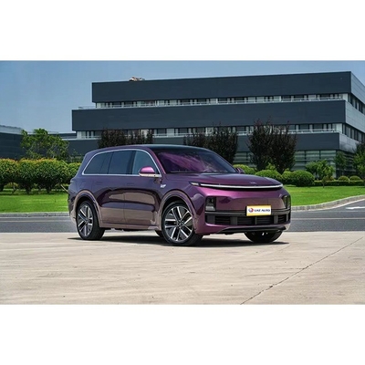 Silver Li Xiang L9 MAX 7 lugares AWD Drive SUV elétrico Carro com suspensão frontal multi-link