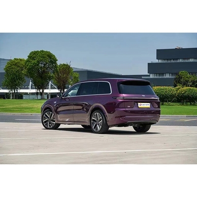 Silver Li Xiang L9 MAX 7 lugares AWD Drive SUV elétrico Carro com suspensão frontal multi-link