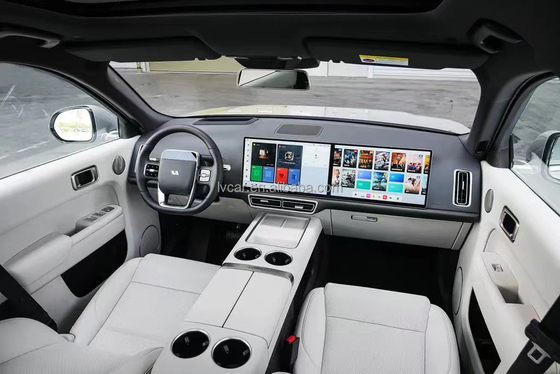 Silver Li Xiang Li L9 MAX SUV elétrico Carro 7 lugares Drive AWD para opções multicolor