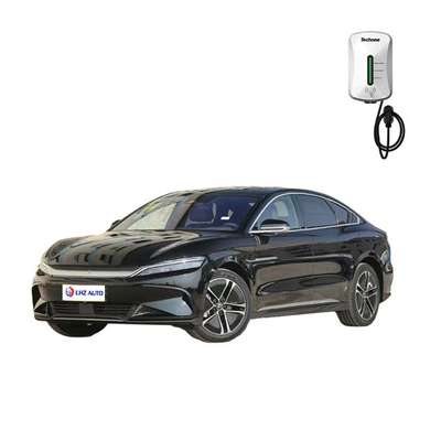 BYD Han EV 605km Champion Edition FWD Carro Elétrico Cor Vermelha Combustível 100% Elétrico Feito